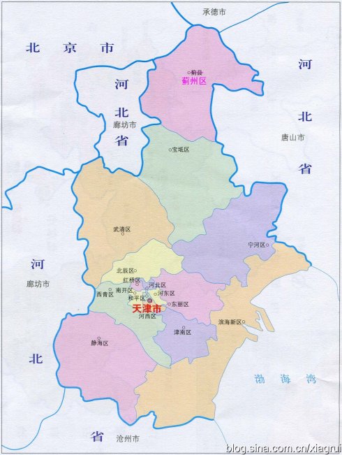 天津市行政区划调整：国务院批复蓟县撤县设蓟州区