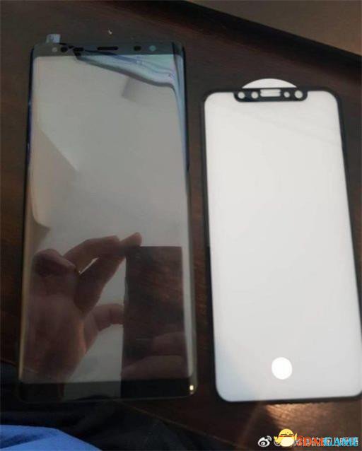 无边框如今已成主流 Note8与iPhone8谍照对比