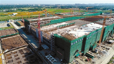 建设中的格罗方德Fab11晶圆代工厂一期项目