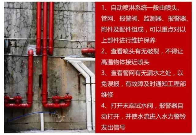 消防巡查中这些消防器材的点检和保养要点！