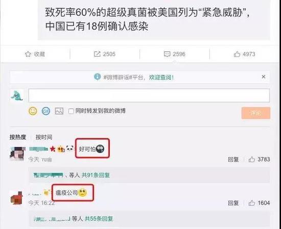 致死率60% 刷屏的超级真菌真的超级可怕？