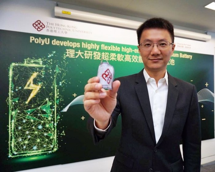 香港理工大学研发超柔软高效能织物锂电池