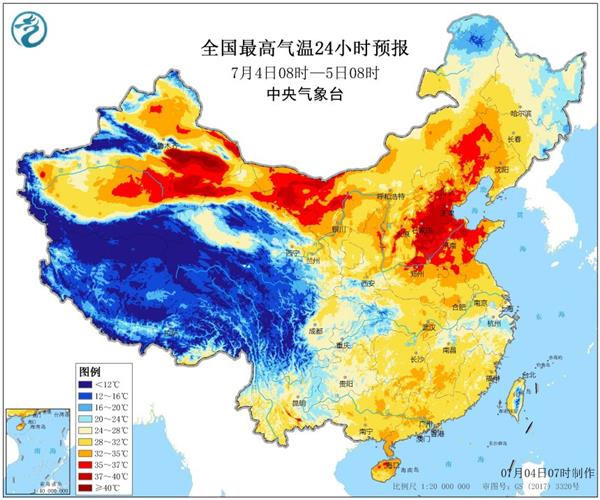 地表温度冲上68.3℃！今年最热的一天来了