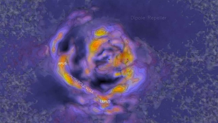 科学家发现史上最大的宇宙结构之一 被称为南极墙
