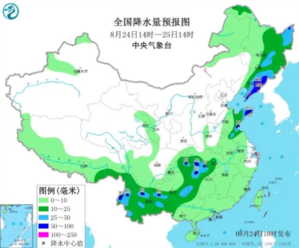 “巴威”加强为台风级 强降雨一路向北