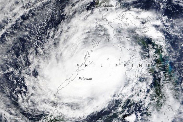 超强台风“雷伊”是今年地球上记录的最强风暴之一