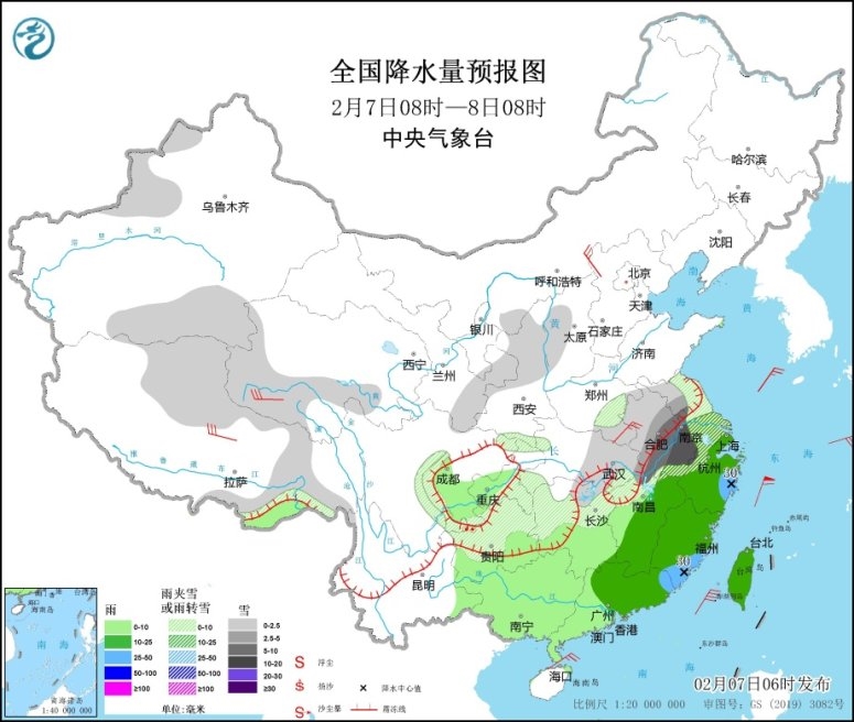 南方多地迎来暴雪 未来十天阴雨雪不断